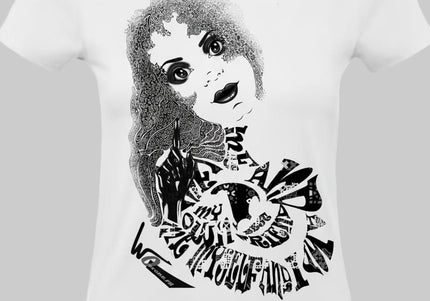 T-shirt personnalisé femme WO - Sasha rebelle et ténébreuse