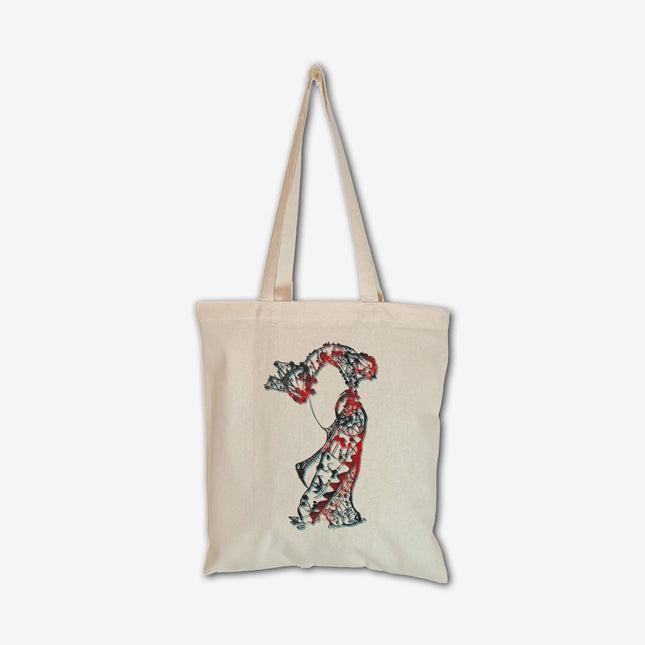 Tote bag imprimé Nox l'empreinte ardente femme toile coton - Design contemporain WO