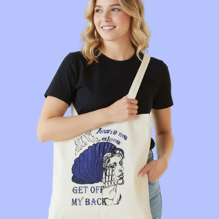 Tote Bag imprimé Jade - Profond silence