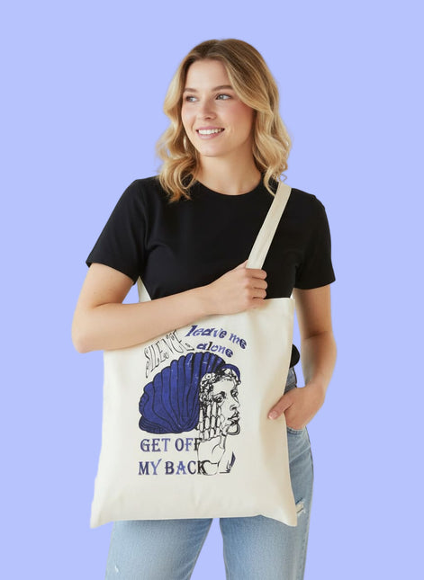 Tote Bag imprimé Jade - Profond silence